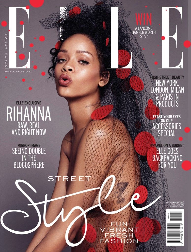 ELLE magazine cover template