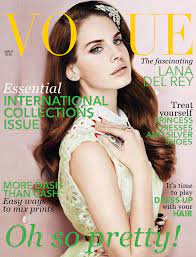 VOGUE magazine cover template